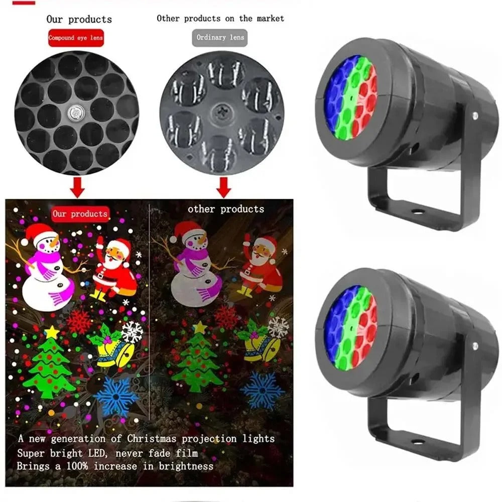 VizioLite™ 16 Pattern Christmas Lights Projector